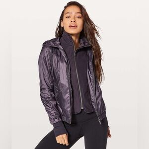 Lululemon Athletica Shimmering Purple Puffer Jacket